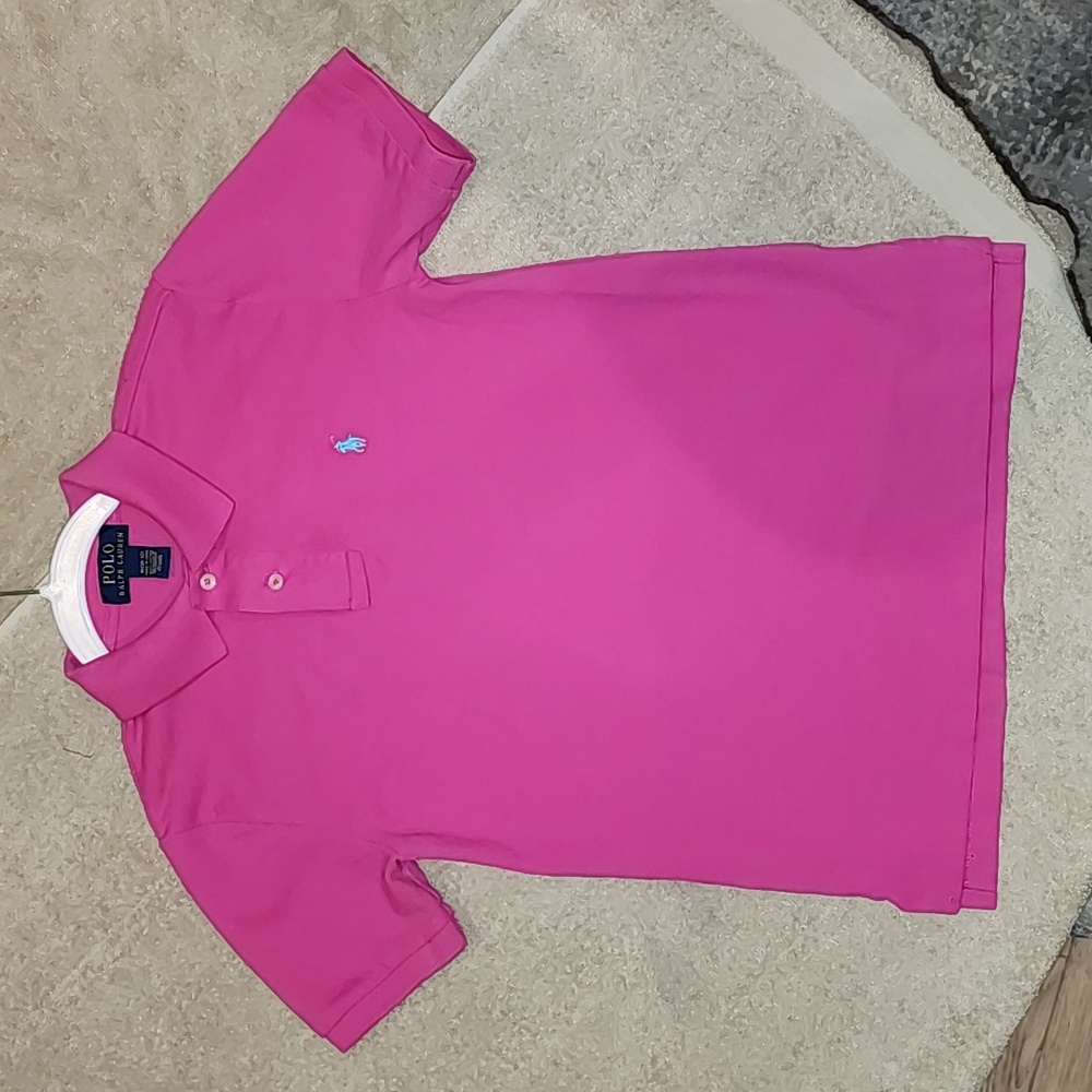 Polo kids polo pink medium (10-12)